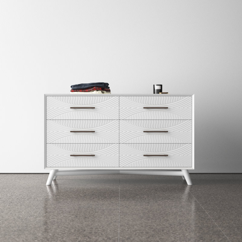 AllModern Daria 6 Drawer Dresser & Reviews Wayfair